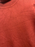 بافت مردانه یقه اسکی آستین بلند رنگ نارنجی