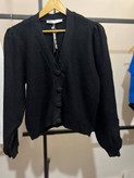 ژاکت زنانه مشکی جلوباز دکمه دار Zara اصل